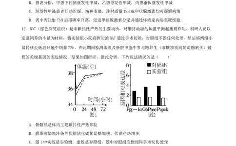 专题六稳态与调节（原卷版）_2025年新高考资料_二轮复习_01高考语文等多个文件_上好课2025年高考生物二轮复习讲练测（新高考通用）
