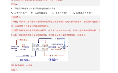 生物01卷（人教版七年级下册全部）-（全解全析）_new_初中全科电子版试卷练习试题_生物_生物人教版7下练习_人教生物7年级下期末试卷11份