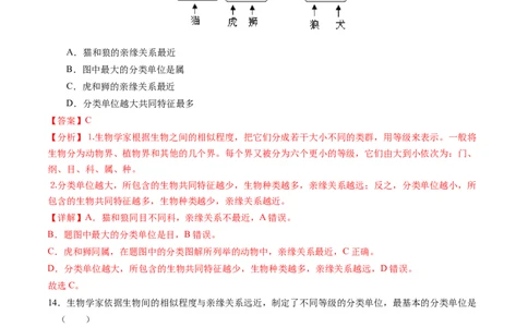 生物（南京卷）（全解全析）_初中全科电子版试卷练习试题_生物_2024中考模拟题生物(1)_三模（37套）_生物（南京卷）