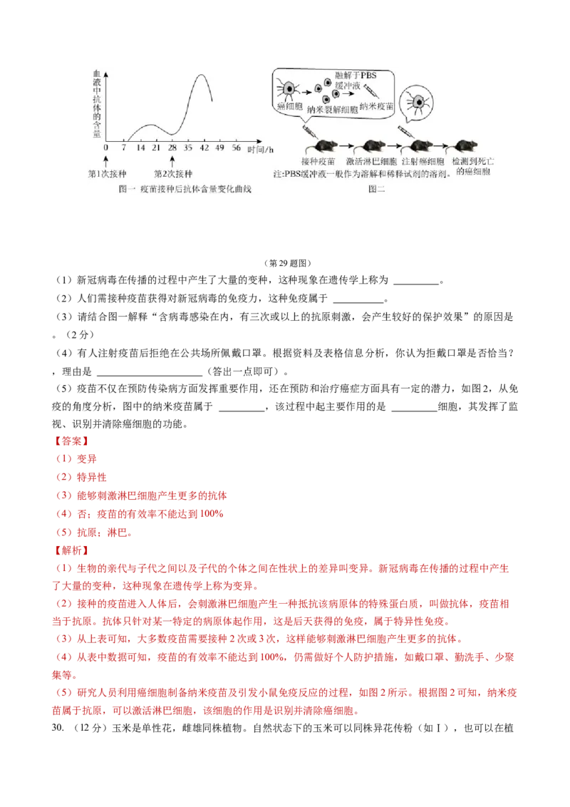 生物（济南卷）（全解全析）_初中全科电子版试卷练习试题_生物_2024中考模拟题生物(1)_三模（37套）_生物（济南卷）