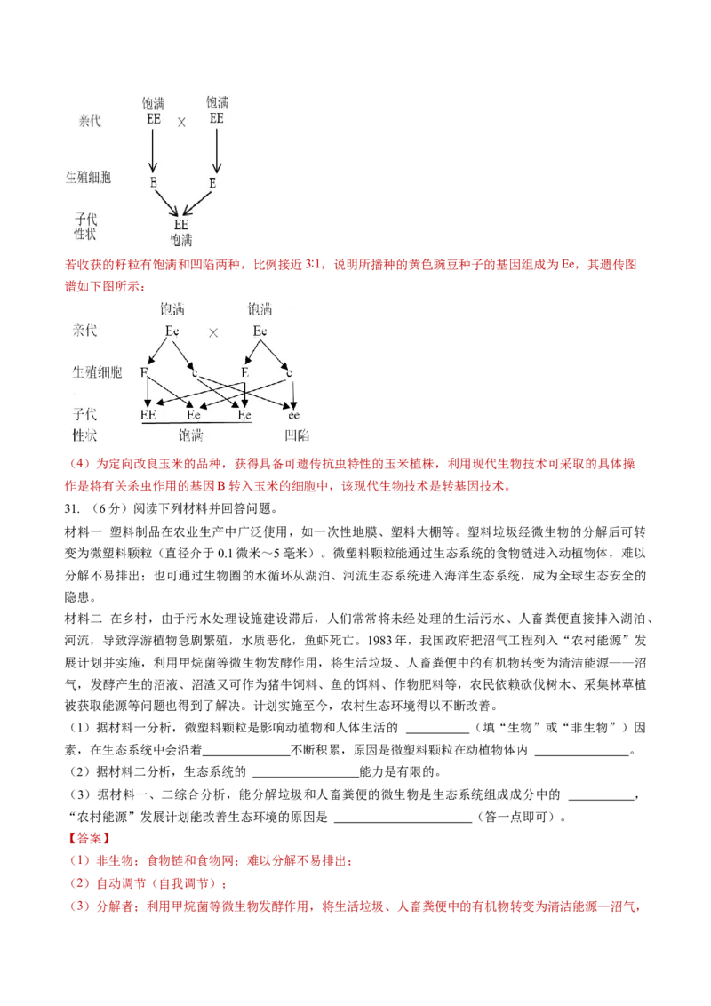 生物（济南卷）（全解全析）_初中全科电子版试卷练习试题_生物_2024中考模拟题生物(1)_三模（37套）_生物（济南卷）