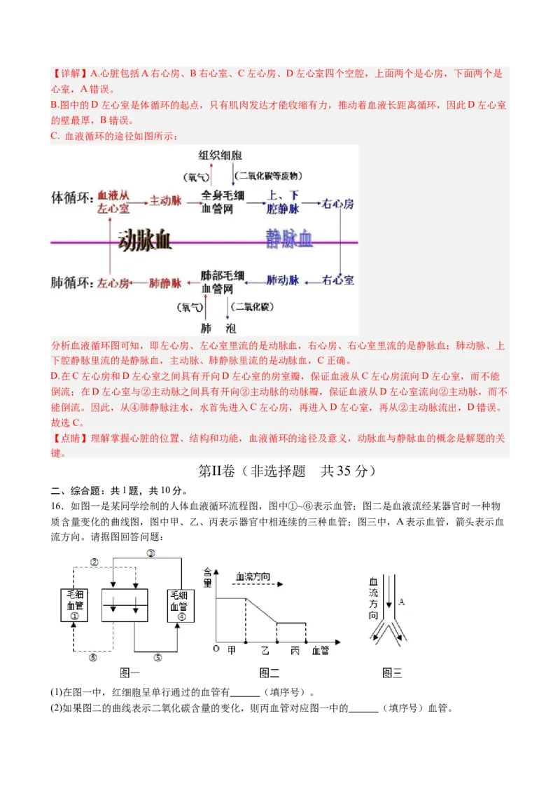 生物（山西太原卷）（全解全析）_初中全科电子版试卷练习试题_生物_2024中考模拟题生物(1)_三模（37套）_生物（山西太原卷）
