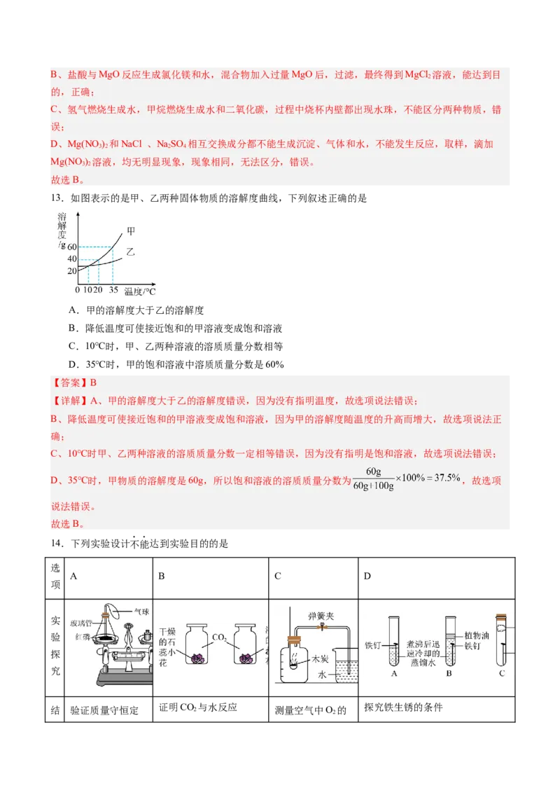 化学（广东卷）（全解全析）_初中全科电子版试卷练习试题_化学_2024中考模拟题化学(1)_二模_化学（广东卷）-：2024年中考第二次模拟考试