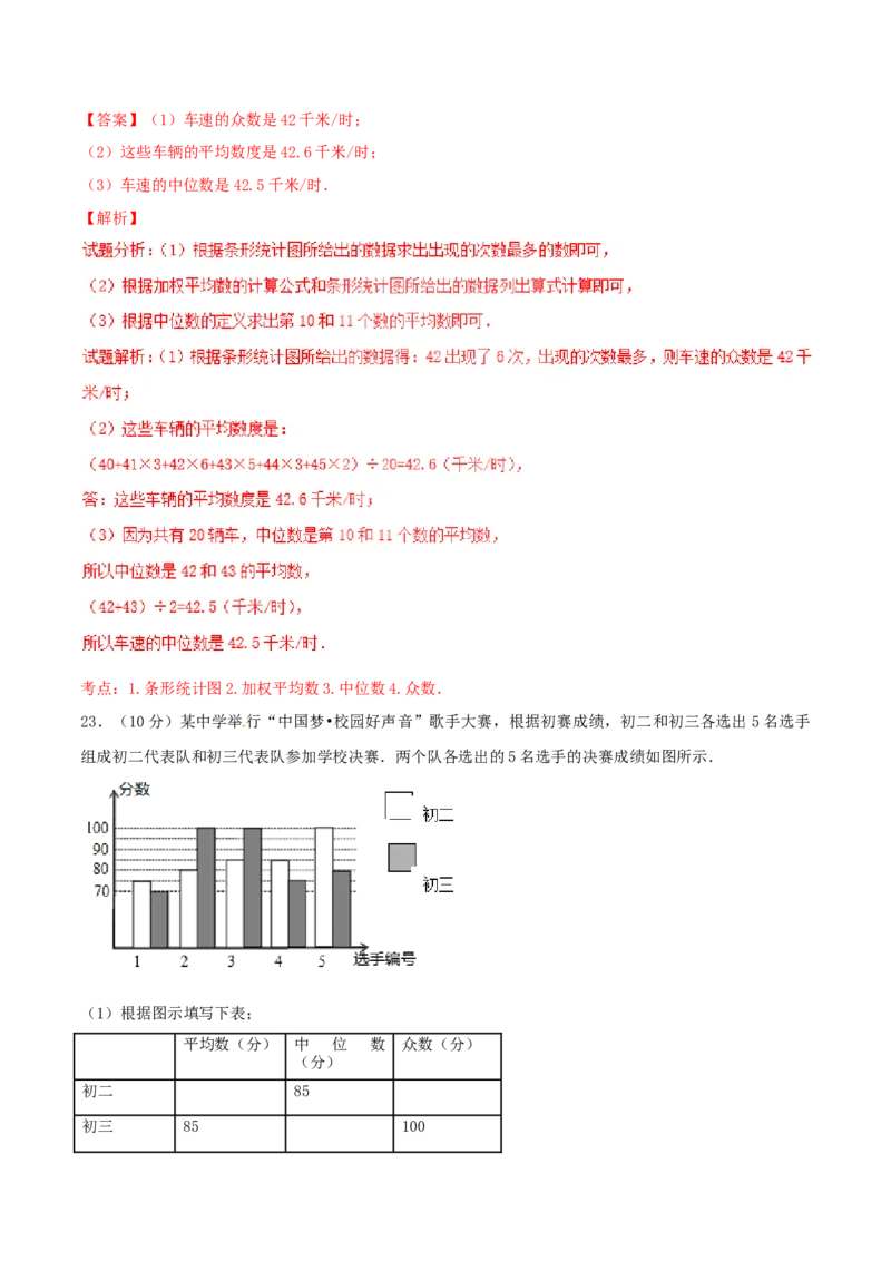 第20章数据的分析（B卷）_初中全科电子版试卷练习试题_数学_8下初中人教版数学练习、试卷_人教数学八年级下单元试卷（039份）_单元检测卷（第2套AB卷含答案）（共20份）