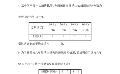 八年级数学下册知识点汇聚测试卷：平均数深入测试（含详解）_初中全科电子版试卷练习试题_数学_8下初中人教版数学练习、试卷_人教数学八年级下专项练习（047份）