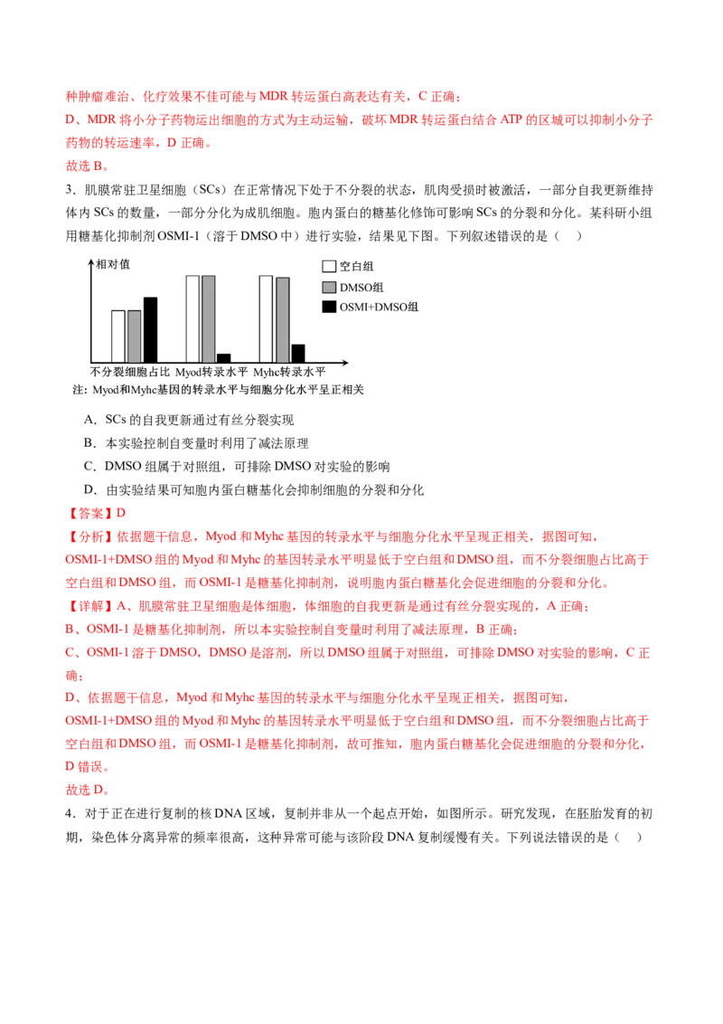 信息必刷卷05（黑吉辽蒙专用）（解析版）_2025年新高考资料_2025考前信息卷_2025年高考生物考前信息必刷卷（黑吉辽蒙专用）34415095