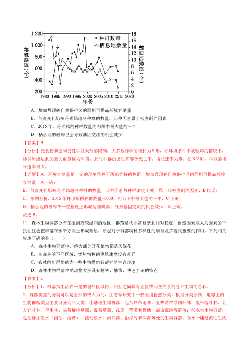 信息必刷卷05（黑吉辽蒙专用）（解析版）_2025年新高考资料_2025考前信息卷_2025年高考生物考前信息必刷卷（黑吉辽蒙专用）34415095