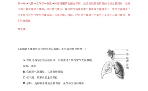 特训03选择题（20题）-（尖子生专用）（解析版）_初中全科电子版试卷练习试题_生物_生物人教版7下练习_人教生物7年级下专项练习16份
