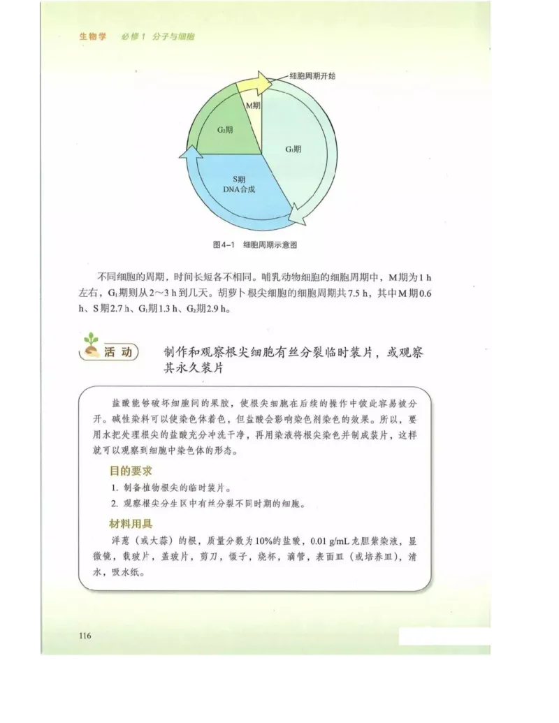新浙科版高中生物必修1《分子与细胞》_高中电子课本_最新版高中全科高清电子课本_6高中生物课本_2019新人教版