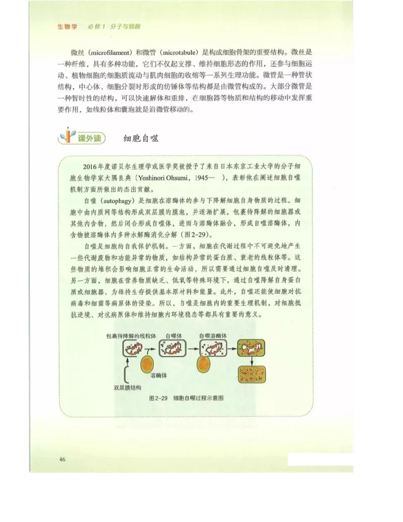 新浙科版高中生物必修1《分子与细胞》_高中电子课本_最新版高中全科高清电子课本_6高中生物课本_2019新人教版