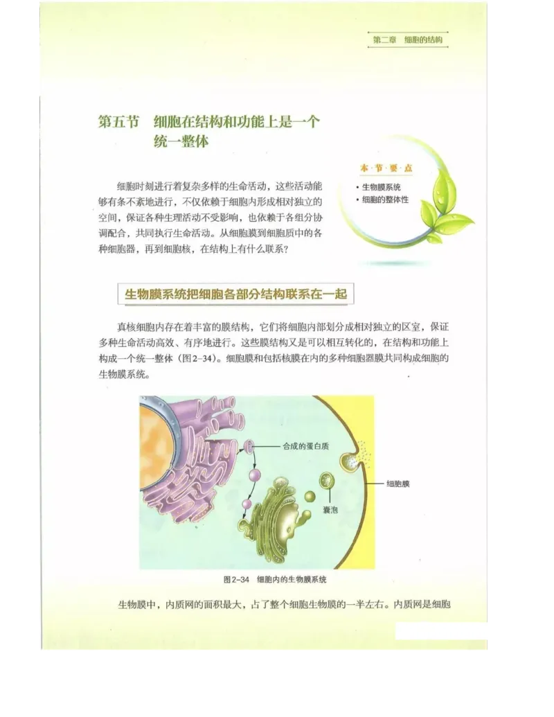 新浙科版高中生物必修1《分子与细胞》_高中电子课本_最新版高中全科高清电子课本_6高中生物课本_2019新人教版