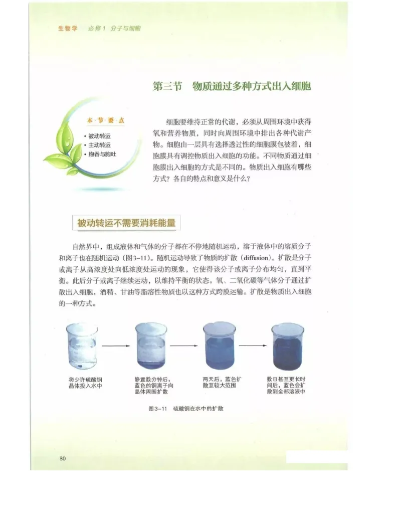 新浙科版高中生物必修1《分子与细胞》_高中电子课本_最新版高中全科高清电子课本_6高中生物课本_2019新人教版