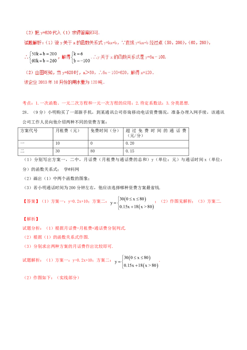 第19章一次函数（A卷）_初中全科电子版试卷练习试题_数学_8下初中人教版数学练习、试卷_人教数学八年级下单元试卷（039份）_单元检测卷（第2套AB卷含答案）（共20份）