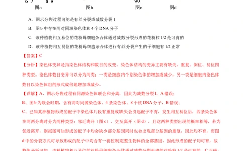 专题六生物的变异与进化（解析版）_2025年新高考资料_二轮复习_01高考语文等多个文件_举一反三2025年高考生物二轮重点专题讲义（新高考通用）
