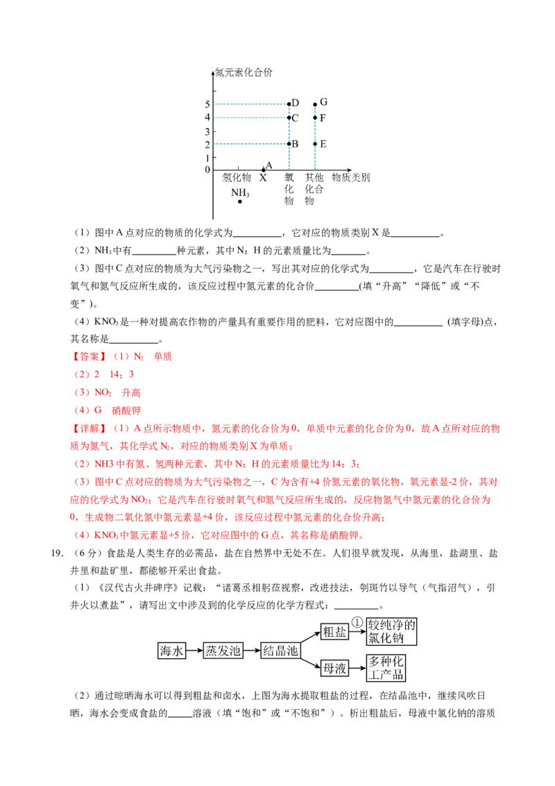 化学（全国通用）（全解全析）_初中全科电子版试卷练习试题_化学_2024中考模拟题化学(1)_一模_化学（全国通用）-2024年中考第一次模拟考试