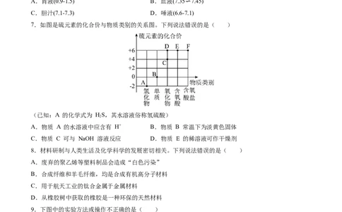 化学（海南卷）（考试版A4）_初中全科电子版试卷练习试题_化学_2024中考模拟题化学(1)_三模（36套）_化学（海南卷）