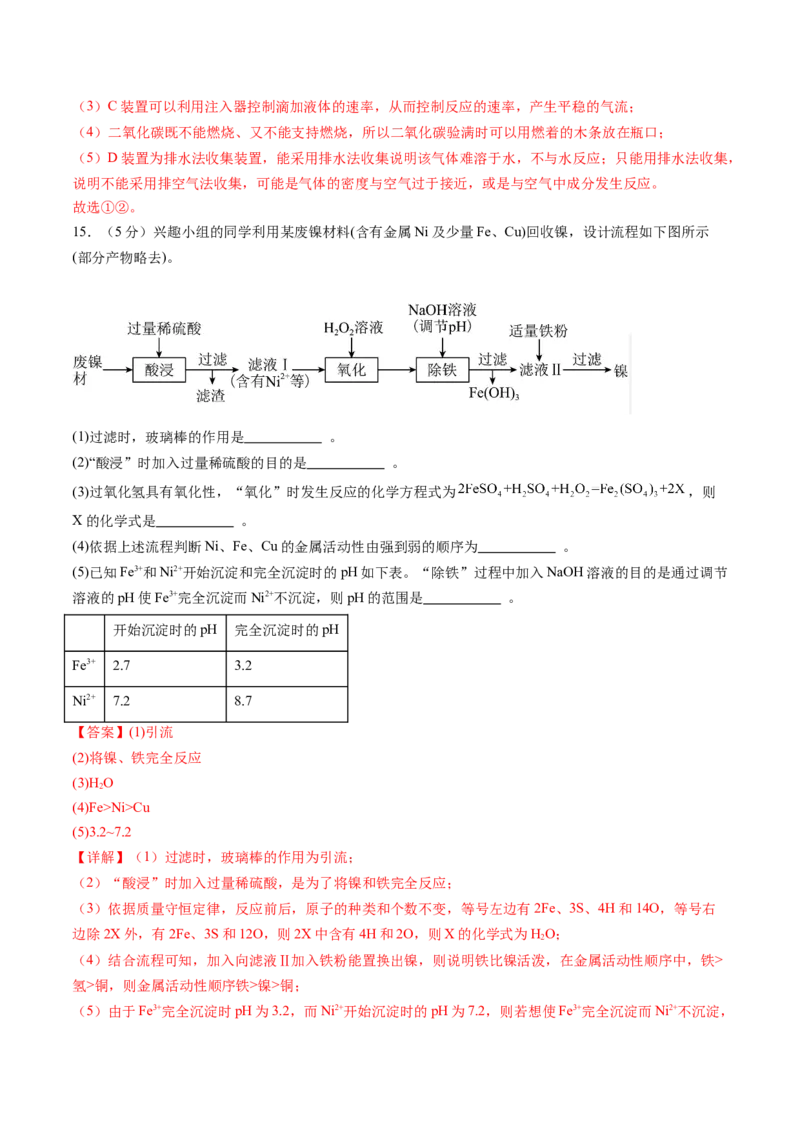 化学（安徽卷）（全解全析）_初中全科电子版试卷练习试题_化学_2024中考模拟题化学(1)_三模（36套）_化学（安徽卷）