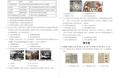 历史（新疆卷）（考试版A3）_初中全科电子版试卷练习试题_历史_2024中考模拟题历史(1)_三模（34套）_历史（新疆卷）