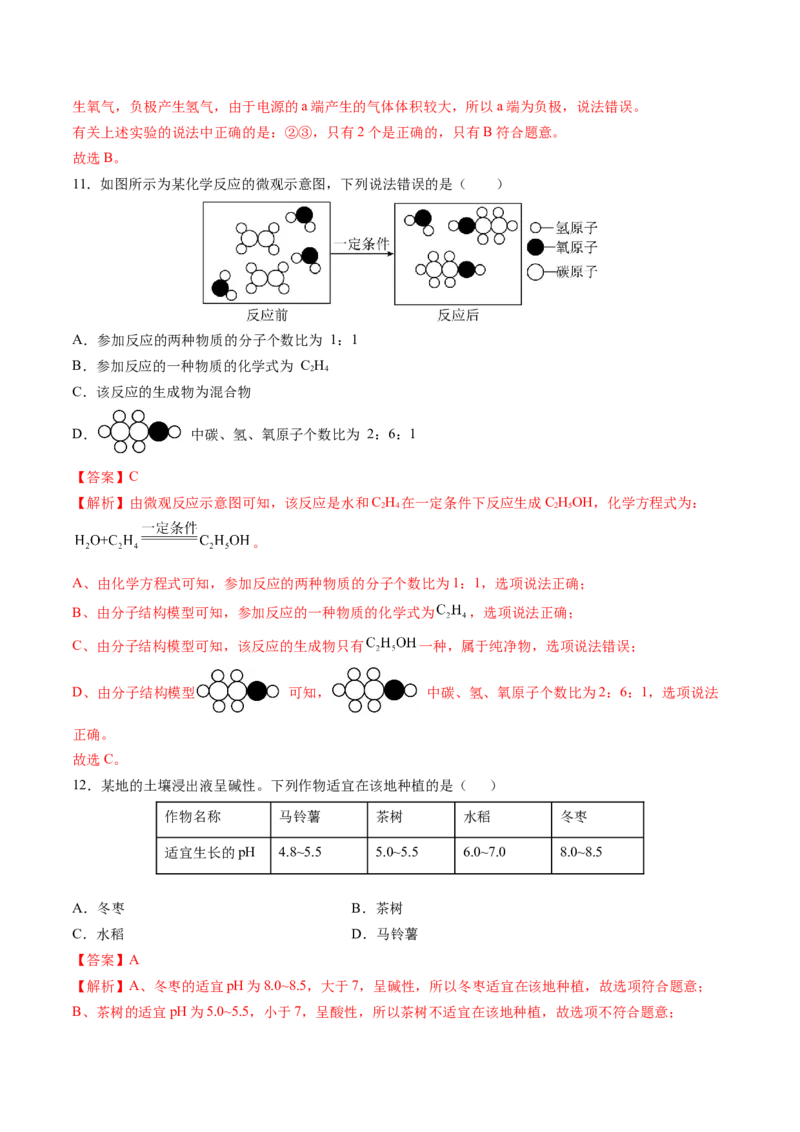 化学（广州卷）（全解全析）_初中全科电子版试卷练习试题_化学_2024中考模拟题化学(1)_二模_化学（广州卷）-：2024年中考第二次模拟考试