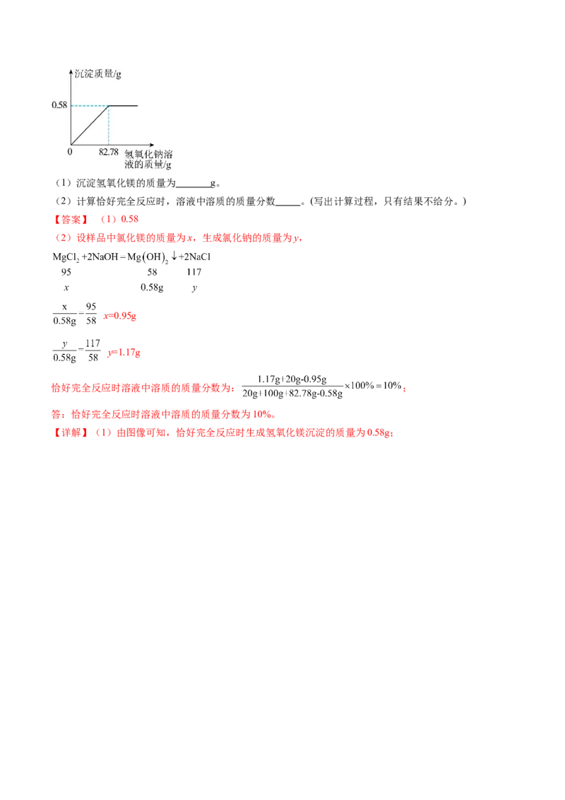 化学（湖南卷）（全解全析）_初中全科电子版试卷练习试题_化学_2024中考模拟题化学(1)_三模（36套）_化学（湖南卷）