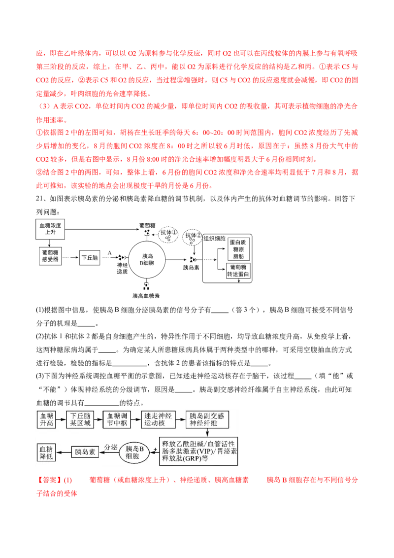 信息必刷卷01（江苏专用）（解析版）_2025年新高考资料_2025考前信息卷_2025年高考生物考前信息必刷卷（江苏专用）34423855
