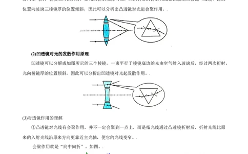 第5.1课时透镜（解析版）_初中全科电子版试卷练习试题_物理_8年级上册物理试题_人教版物理八年级上课时练习（104份）_课时练习第2套25
