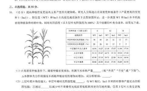 2026年普通高等学校招生全国统一考试康德调研（五）生物+答案_2024-2026高三（6-6月题库）_2026年04月高三试卷_260426重庆市2026年普通高等学校招生全国统一考试康德调研（五）（全科）