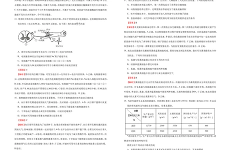 原创（新高考）2021届高考考前冲刺卷生物（七）教师版_新高考复习资料_2021年新高考资料_2021届高考考前冲刺卷（新高考）5.31更新