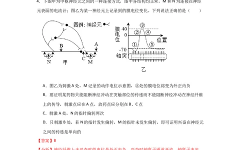 单元检测卷08稳态与调节（解析版）_新高考复习资料_2024年新高考复习资料_一轮复习资料_完2024年高考生物一轮复习考点通关卷（新高考）_单元检测卷08稳态与调节