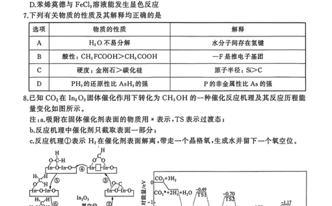 2026届百师联盟高三二轮复习联考（一）化学试题_2024-2026高三（6-6月题库）_2026年03月高三试卷_2603262026届百师联盟高三二轮复习联考（一）