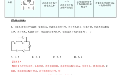 第十七章欧姆定律&mdash;（人教版）（解析版）_初中全科电子版试卷练习试题_物理_9年级上下册物理试题_人教版物理九年级全一册单元试卷（027份）_单元试卷第2套17套