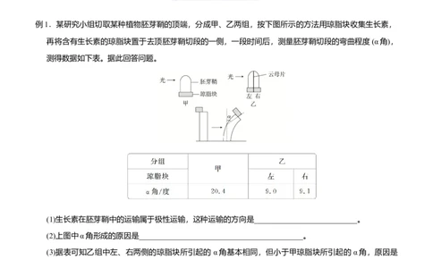 原创2021届高三大题优练8植物的激素调节教师版_通用版（老高考）复习资料_2023年复习资料_专项复习_2023《微专题&middot;小练习》&middot;生物_模拟题_2021届大题优练-生物