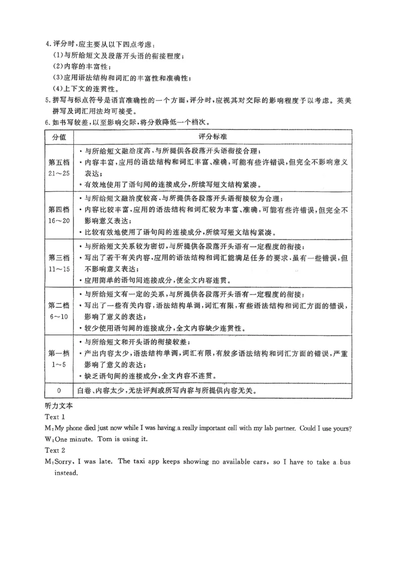 2026年河北省普通高中学业水平选择性模拟考试英语+答案_2024-2026高三（6-6月题库）_2026年03月高三试卷_260324河北省张家口市2026年普通高中学业水平选择性模拟考试（全科）