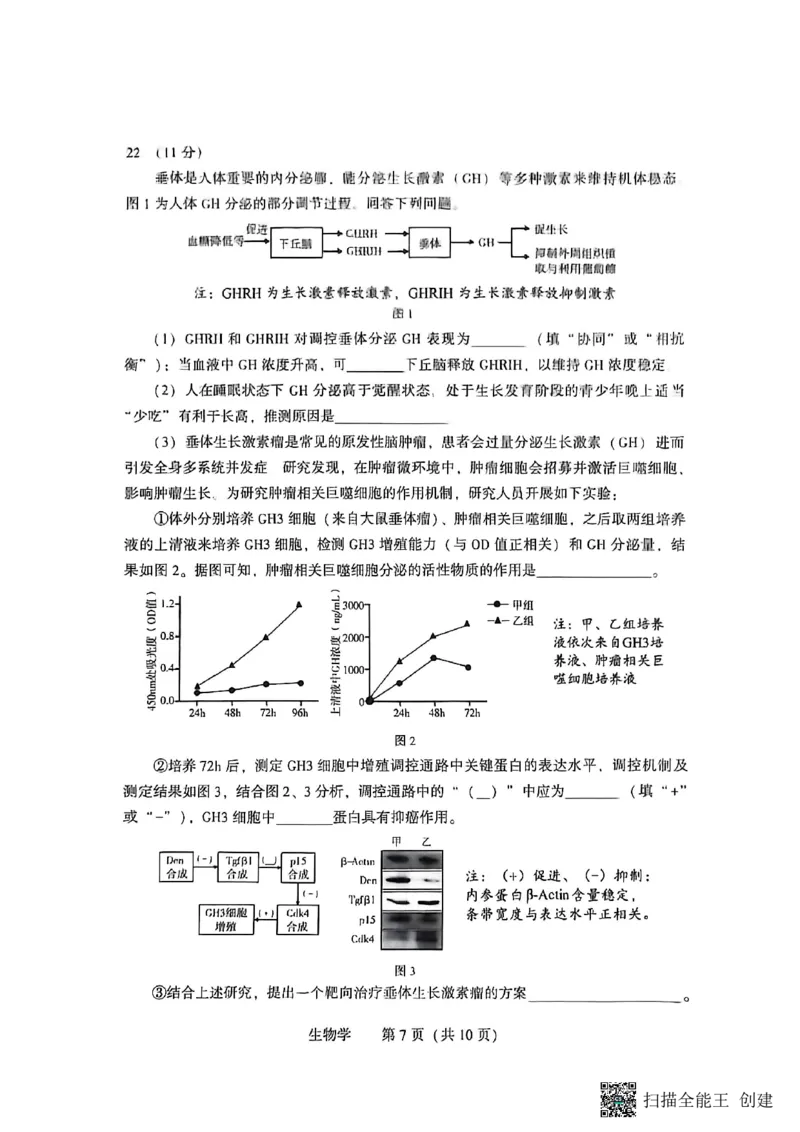 2026年沈阳二模生物试题_2024-2026高三（6-6月题库）_2026年04月高三试卷_260411辽宁省沈阳市2026年高三下学期教学质量监测（二）（全科）