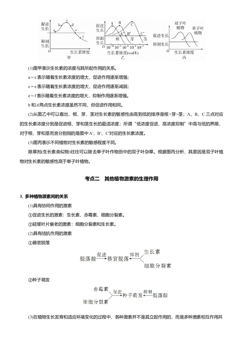 原创（新高考）2021届高考二轮精品专题十植物生命活动的调节学生版_新高考复习资料_2021年新高考资料_2021届（新高考）生物二轮精品专题