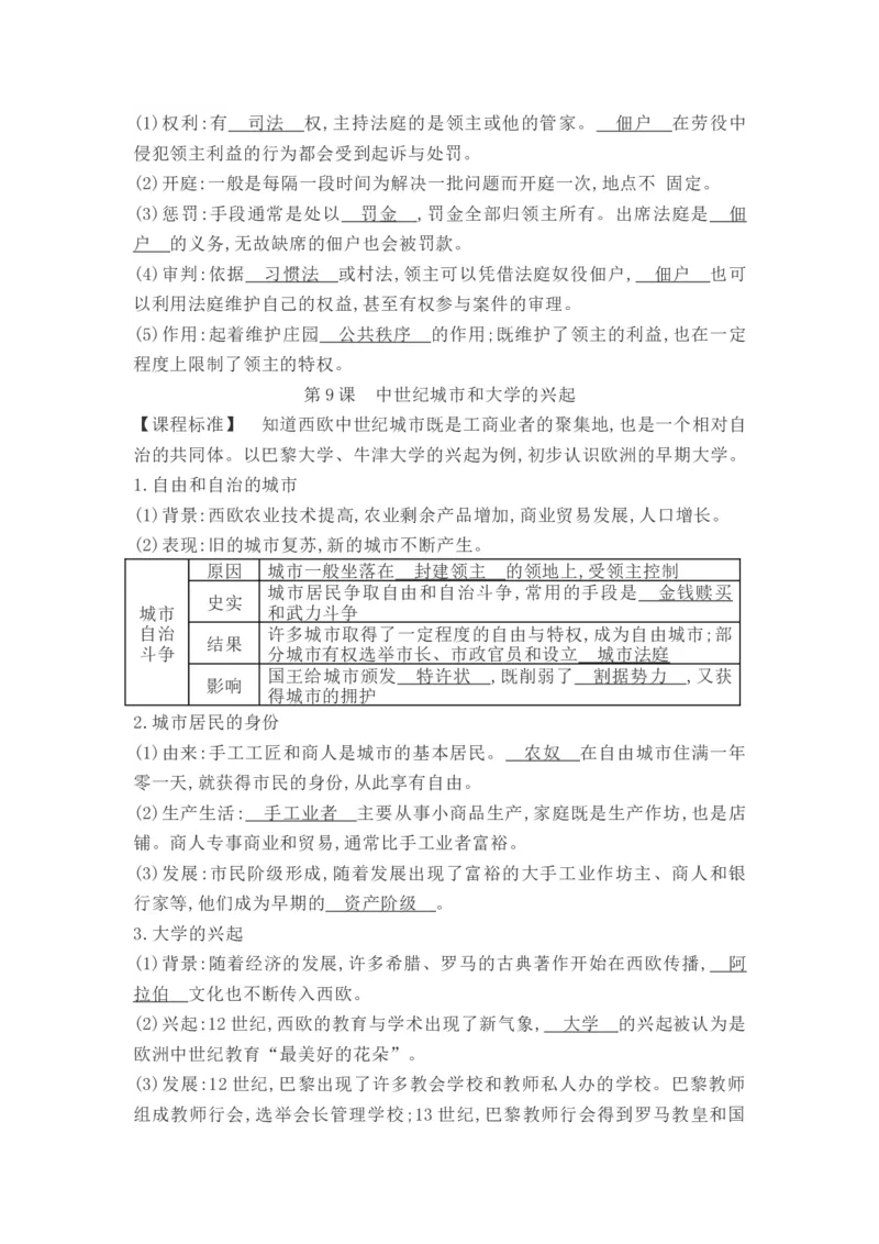 部编人教版九年级历史上册-知识提纲全册_初中全科电子版试卷练习试题_历史_历史人教版9上试卷_部编人教版历史9年级上知识点汇总27份