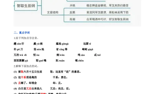 第六单元九年级语文上册同步必备单元知识清单（部编版）（解析版）_初中全科电子版试卷练习试题_语文_9上初中部编版语文练习、试卷_部编语文九年级上知识总结（007份）