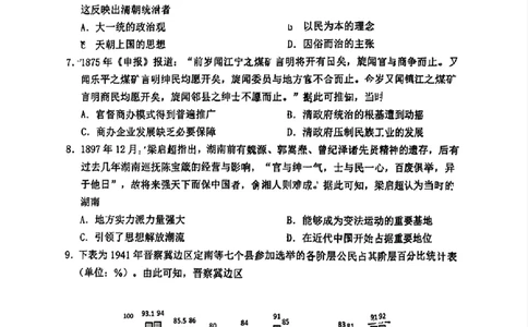 2026届高三4月练习历史试卷_2024-2026高三（6-6月题库）_2026年04月高三试卷_260419广东省惠州市、韶关市2026届高三下学期4月模拟考试（全科）_历史