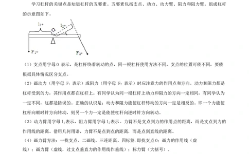 12.1杠杆（原卷版）-2020-2021学年八年级下册物理精讲精练（人教版）_初物_人教版初中物理初二三同步讲义习题练习八九年级电子资料word素材_20250116_181533_最新人教版初中物理初二下册