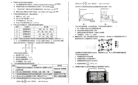 2026届高三2月学情检测化学_2024-2026高三（6-6月题库）_2026年02月高三试卷_260227安徽A10联盟2026届高三开年考_安徽A10联盟2025-2026学年高三下学期2月开年考化学