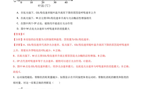 单元检测卷03细胞的能量供应和利用（解析版）_新高考复习资料_2024年新高考复习资料_一轮复习资料_完2024年高考生物一轮复习考点通关卷（新高考）