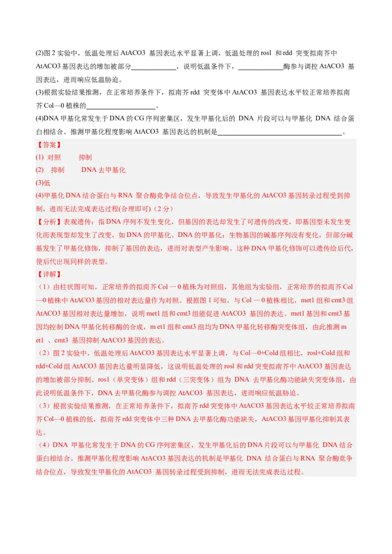 单元检测卷06遗传的物质基础（解析版）_2025年新高考资料_一轮复习_2025年高考生物一轮复习考点通关卷（新高考通用）