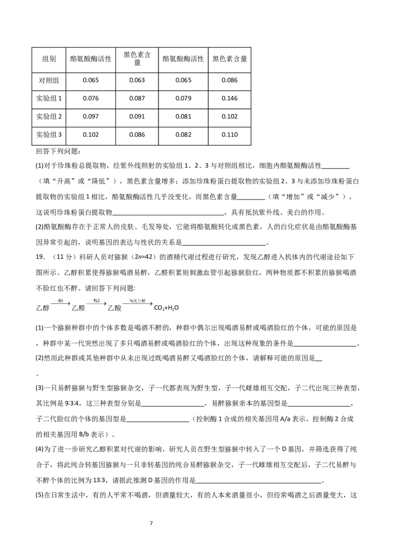 单元检测卷06遗传的物质基础（原卷版）_新高考复习资料_2024年新高考复习资料_一轮复习资料_完2024年高考生物一轮复习考点通关卷（新高考）_单元检测卷06遗传的物质基础