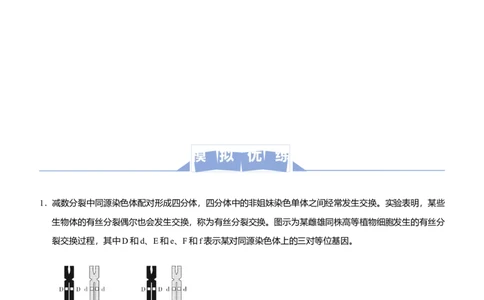 原创（新高考）2021届高三大题优练5遗传的细胞基础与分子基础、生物变异与育种学生版_新高考复习资料_2021年新高考资料_2021届（新高考）大题优练-生物