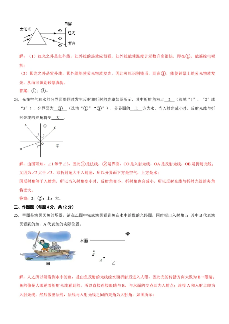第四章光现象（选拔卷）（解析版）_初中全科电子版试卷练习试题_物理_8年级上册物理试题_人教版物理八年级上单元试卷（054份）_单元试卷第1套12份