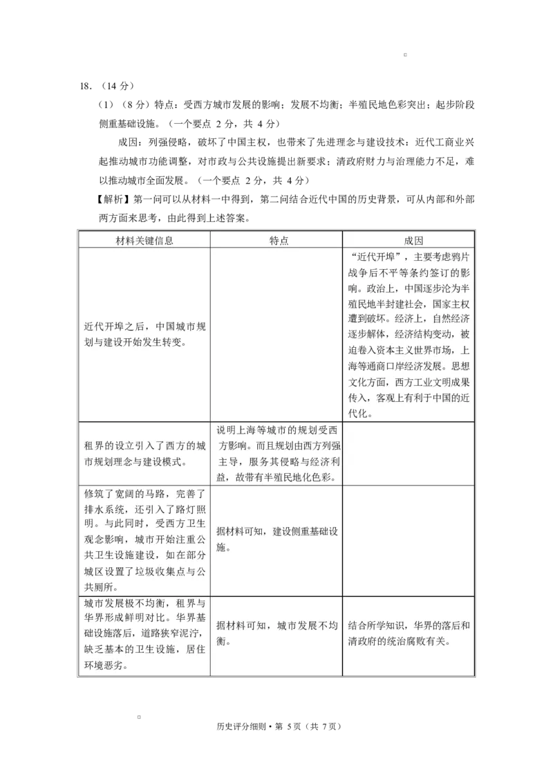 2026届云南三校高考备考实用性联考卷（六）历史-答案_2024-2026高三（6-6月题库）_2026年02月高三试卷_2602272026届云南三校高考备考实用性联考卷（六）