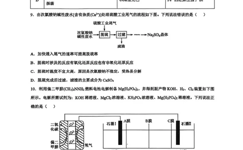 2026届东北三省三校（哈师大附中、东北师大附中、辽宁实验）高三下学期一模化学试卷_2024-2026高三（6-6月题库）_2026年03月高三试卷