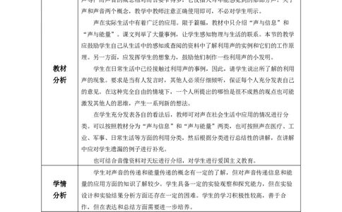 2.3声的利用（教学设计）-（人教版2024）_初物_八年级上下册+九年级全一册物理_八年级物理上册_教学设计（完）