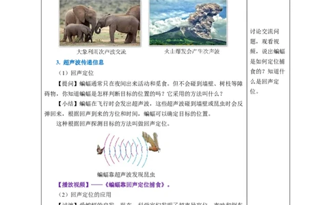 2.3声的利用（教学设计）-（人教版2024）_初物_八年级上下册+九年级全一册物理_八年级物理上册_教学设计（完）
