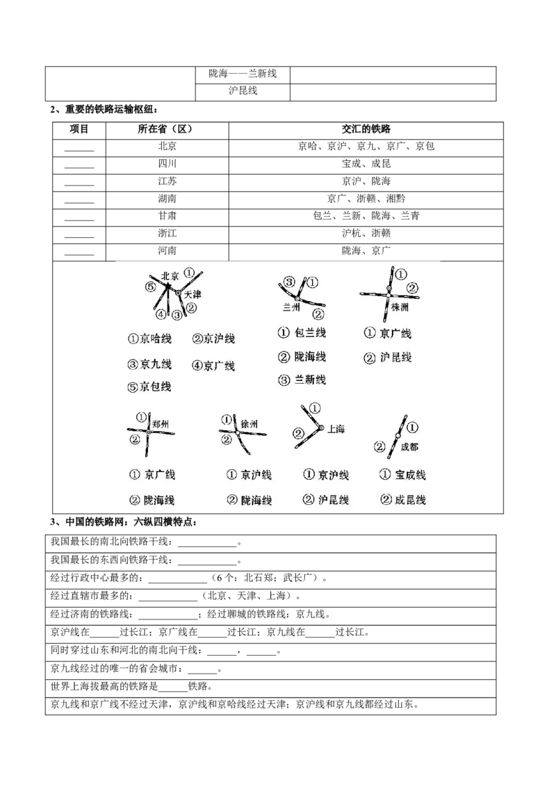 第四章中国的经济发展（考点梳理卷）难度分层2022-2023学年八年级地理上册（人教版）（原卷版）_初中全科电子版试卷练习试题_地理_人教地理8上试题试卷_第1套单元测试
